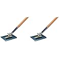 Kraft Tool Co. CC395A-01 9 in. x 6 in. All-Angle Blue Steel Walking Edger with 1/2 in. Radius, 2-Pack