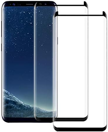 [2-Pack] Galaxy S8 Screen Protector,WZS [9H Hardness][Anti-Fingerprint][Ultra-Clear][Bubble Free] Tempered Glass Screen Protector Compatible with Samsung Galaxy S8