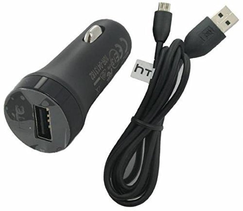 Rapid 2.1A Car Charger for HTC One A9 Smartphone Kit with Micro USB Cable! (10 Watts)