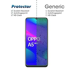 Widamin 2Pezzi, Vetro temperato Compatibile con Oppo A9 2020 / A5 2020, Pellicola in Vetro, [durezza 9H], [Alta… - immagine 7