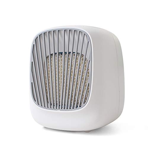 Portable Mini Air Conditioner Desktop Air Cooler Humidifier USB Mini Fan with 3 Speed Adjustable High Capacity Tank Quick Cooling for Home Office White