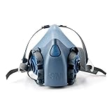 3M Half Facepiece Reusable Respirator 7502/37082(AAD) for Respiratory Protection (Medium)