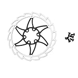 Brake Disc Rotors, Two-Color Steel Disc Brake Diameter 160mm for Mountain Bike Brake Parts