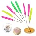 Hapy Shop 12 Pcs Scriber Needle Modelling Tool Set Marking Patterns DIY Baking Icing Sugarcraft Cookies Cake Decoration