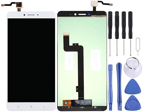 SzmmmanuuFfacturer Phone LCD Screen hyx LCD Screen and Digitizer Full Assembly for Xiaomi Mi Max 2, Black, White spare parts for Xiaomi (Color : White)