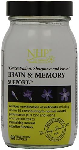 NHP Brain and Memory Support Capsules - Pack of 60 by NHP