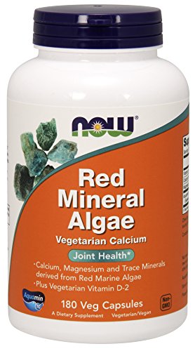 NOW Red Mineral Algae,180 Veg Capsules