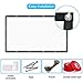 100 Inch 16:9 HD Projector Screen Support Double Sided Projection, LATIT Portable Widescreen Foldable Anti-Crease Projector Movies Screen for Indoor Outdoor Home Theater