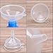Small Dispensers Clear Plastic Funnels -10 Pack for Laboratory Chemicals, Science Party, Bottle Filling, Perfumes, Essential Oils, Kitchen, Arts & Crafts Supplies