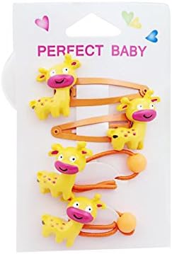 Lovely Deer Hair Clip Hair Holder Set Girl Kids Hair Holder Girl's Hair Rope Clips Ponytail Kids Elastic