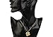Fashion Jewelry designer celebrity camellia flower charm rhinestone full crystal pendant necklace for women (Gold)