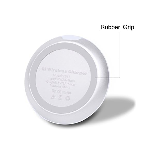 Wireless-Charger-with-Smart-Lighting-Sensor-CHOE-Circle-Qi-Wireless-Charging-Pad-for-LG-G6-Galaxy-Note-5-S6-EdgeS6S6-Edge-Nexus-456-Nokia-Lumia-950xl950-and-All-Qi-Enabled-Devices