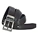 Mens Belt Heavy Duty Leather Causal Dress Belts for Men with Nickel Buckle Dark Brown 60