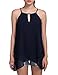 MOQUEEN Women's Sleeveless Chiffon Tank Top Shirts Crew Vest 960