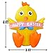 SEASONBLOW 5 FT Inflatable Easter Sloth with Egg Blow Up Decoration LED Lighted for Lawn Yard Indoor Outdoor Home Holiday Party Decor