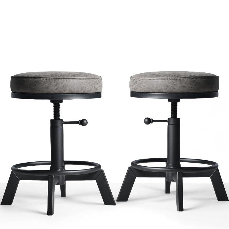 BOKKOLIK Industrial Bar Stools-Standard Height