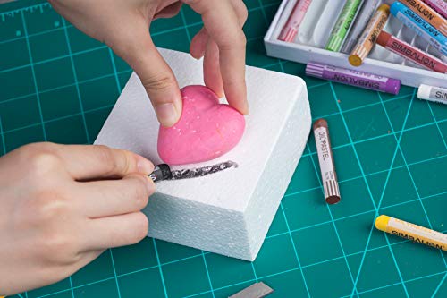 Juvale 12 Styroporblöcke für Bastelarbeiten, Modellbau, Wissenschaftsmodelle, 10,2 x 10,2 x 5,1 cm, Weiß – Bild 4