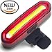 Night Provision 2 COLOR LED Bike Light: DUO-120 Red/White Strobe - PSR-120 Police Patrol Red/Blue Strobe - Alternating 120 Lumens MAX