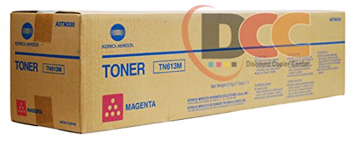 Genuine konica Minolta TN613M Magenta Toner Cartridge for Bizhub C452 C552 C652