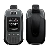 Cbus Wireless Black Holster Case w/ Ratcheting Belt Clip for Samsung Convoy / U640 (1st generation)
