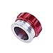 HiwowSport 1.5inches Aluminium Alloy Fuel Cap Weld On Filler Neck And Oil Tank Cap Red Color (1.5inch)