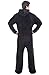 Alexander Del Rossa Mens Fleece Onesie, Hooded Footed Jumpsuit Pajamas