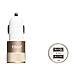 Tech2 Drive Dual Port Car Charger Gold