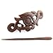 Evolatree Natural Hair Barrettes for Women and Men - Handmade Wood Barrette Hair Pin - Unique Wooden Hair Styling Accessories - 4
