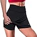 Rolewpy Women's Running Skirt Active Athletic Skorts with Shorts Pocket for Tennis Golf Sport Workout