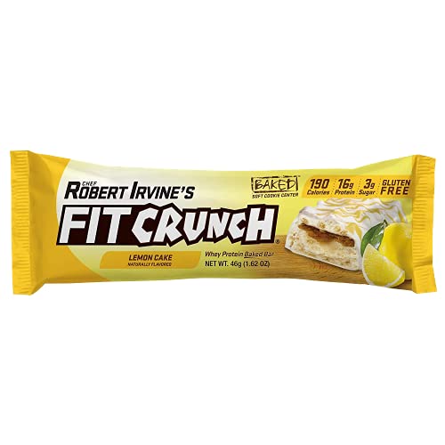 FITCRUNCH Protein Bar Sample Box, Protein Bar Snack Box, Gluten Free (7