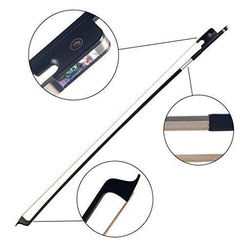 image for D DOLITY Professional Carbon Fiber 4/4 Cello Bow 71.6cm/28.19inch Symp