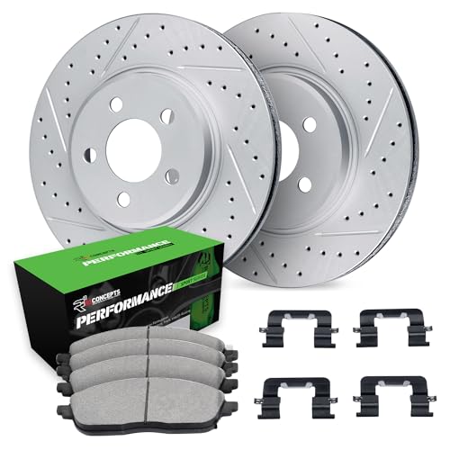 R1 Concepts Rear Brake Kit Fits 2006 BMW 330i, 330xi; 2007-2013 BMW 335i; 2007-…