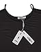 STYLEWORD Women's Three-Quarter Sleeves Off Shoulder Casual Shirt Tops(Black-099,M)