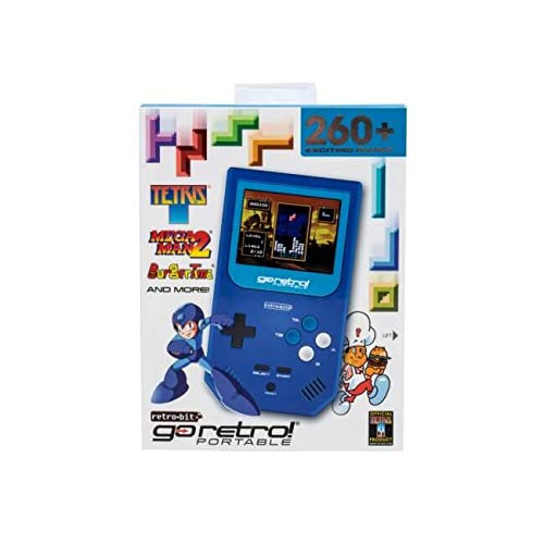 Go Retro Portable NES SNES SFC SEGA 250 games Build In Handhold System - Blue