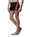 CharmLeaks Men's Fitness Shorts Swimming Brief Boardshorts Swim Trunks Black L