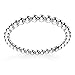 Kobelle 10K White/Yellow/Rose Gold 2MM Eternity Bead Wedding Band Ring
