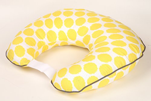 Bacati Ikat Dots Muslin Fabric Hugster Nursing Pillow With Insert