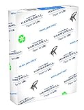 Hammermill Paper, Great White 100% Recycled Printer Paper, 8.5 x 11 Paper, Letter Size, 20lb Paper, 92 Bright, 1 Ream / 500 Sheets (086790R) Acid Free Paper