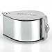LuckyStone Mini Microscope Jewelers Eye Loupe Magnifier Magnifying Glass Powerful Doublet, Chrome Plated, Round Body Jewelry Loupe, 30x 21 mm, Silver
