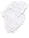 Leveret Long Sleeve 4-Pack Striped or Solid Baby Boys Girls Bodysuit 100% Cotton (Size 0-24 Months)
