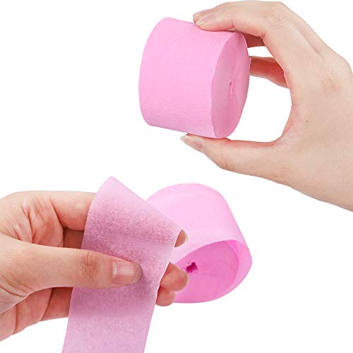 image for RUBFAC 12 Rolls Crepe Paper Streamers Unicorn Party Supplies Decoratio