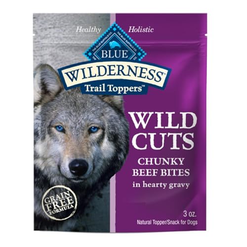 Blue Buffalo Wilderness Trail Toppers Wild Cuts Wet Dog Food, High-Protein & Gr…