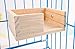 Pet Bird Perch Parakeet Parrot Stand Platform Food Feeder Corner Desk Small Animal Bird Parakeet Playground Stands for Gerbil Hamster Budgie Cockatiel Parrot Rat Parakeet Cage Stands Accessories Toysthumb 3