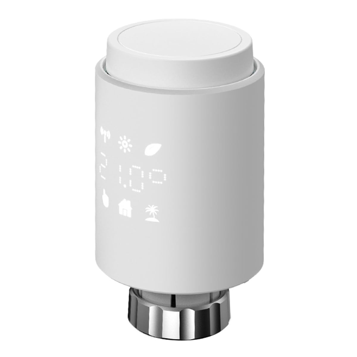 ANCLLO Smart Radiator Valve Zigbee Wireless Thermostats with RA/RAVL/RAV Adapter for Central Heating Radiators TRV Kit