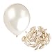 72Pcs 12Inch Pearl Balloons Thicked Latex Balloons For Birthday Parties Wedding Decoration Supplies or Arch Decorations(Rose Red&Pink&White)