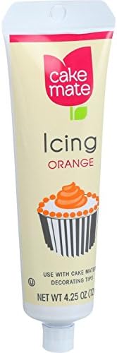 Cake Mate Decorating Icing - Orange, 4.25 Ounce -- 6 per case.