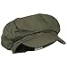 Big Size Cotton Newsboy Hat - Grey OSFM (For Big Head)