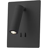 Kuzco Lighting Dorchester 6-in Black LED Wall Sconce