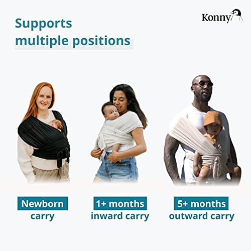 Konny Baby Wrap Carrier (AirMesh for Summer), HassleFree Moisture