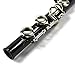Engraved Design Italian Pads 16 Keys Close Hole C Flute Black Color